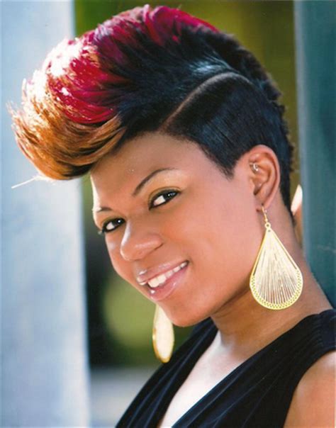 Wondering how a modern mohawk hairstyle looks like and how it can be. 20 Hot and Stylish Short Hairstyles for African American ...