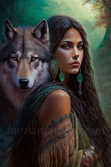 Native American Wolf Native American Pictures Native American Beauty