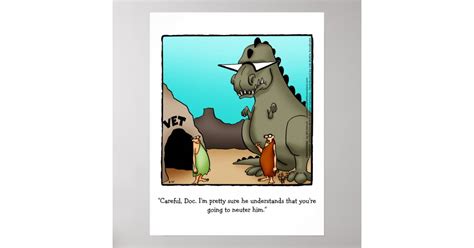 Funny Dinosaur Humor Poster T Uk