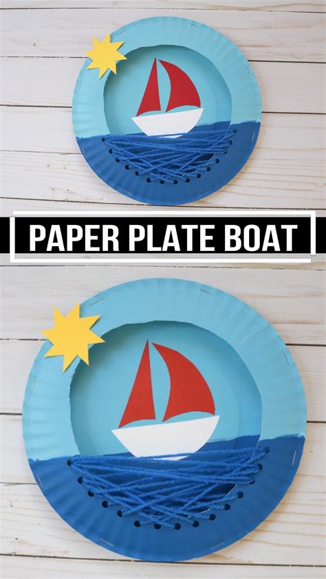 Paper Plate Boat Craft For Kids Artofit