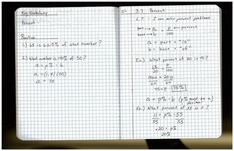 Heidemann 8th Grade Math Algebra Notes And Hw For Tuesday 99