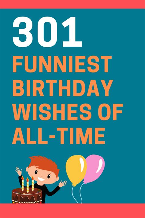 Here Is The Largest List Of Original Funny Birthday Wishes On The