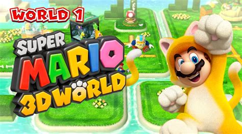 Super Mario 3d World 100 Walkthrough Part 1 World 1 Mario