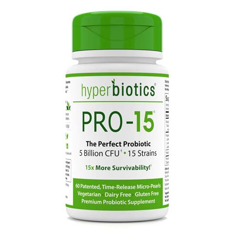 Buy Hyperbiotics Pro 15 Probiotic Patented Time Release Pearls 15