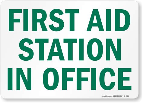 First Aid Station Signs First Aid Room And First Aid Center Signs