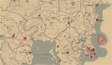 Red Dead Redemption 2 Guide Map Yoiki Guide