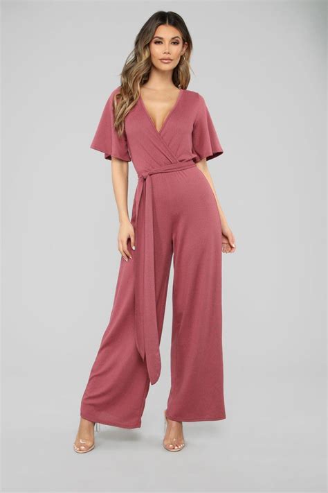 Best You Ever Had Jumpsuit Mauve Jumpsuit Elegant Fashion