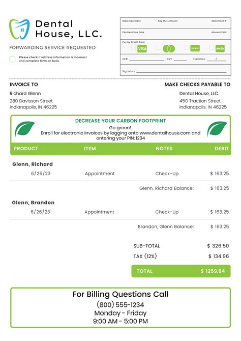 5 Jaw Dropping Dental Billing Statement Templates That Boost Revenue