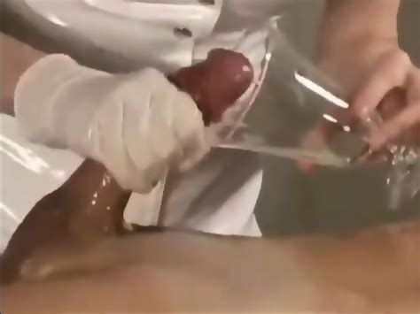 Sexy Nurse Takes Sperm Sample