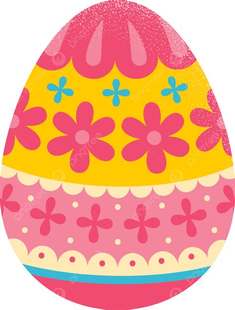 Painted Easter Eggs Vector Hd Png Images Happy Easter Egg Painted With