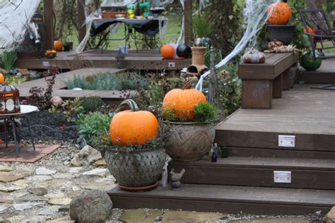 Decks Decorated For Halloween Party Fall Halloween Halloween Party