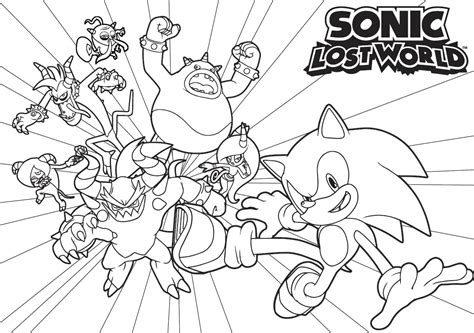 Sonic E Amigos Para Colorir Downloads