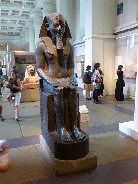 Egyptian Exhibit At The British Museum