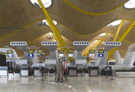 Inside Terminal 4 Of Barajas Airport In Madrid Spain Architecture By