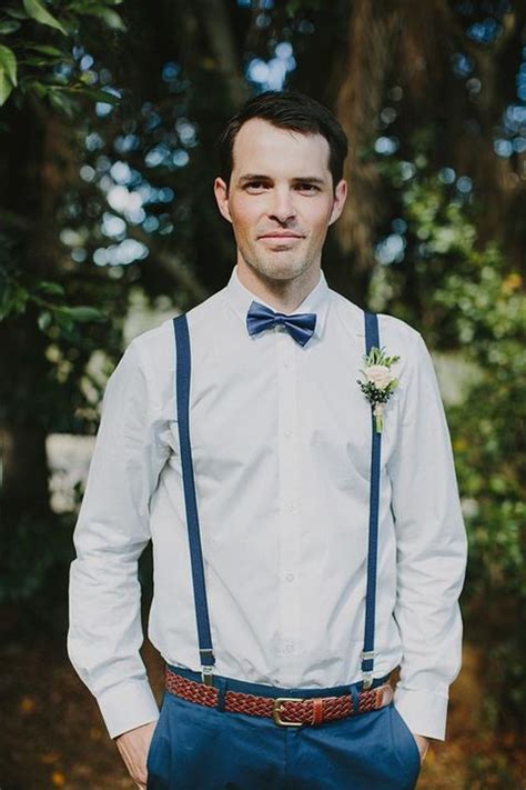 42 Stylish Grooms Outfit Ideas With Suspenders Weddingomania