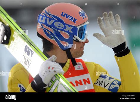 Andreas Kofler Of Austria Reacts After The Men S Ski Jumping Normal Hill Qualification At