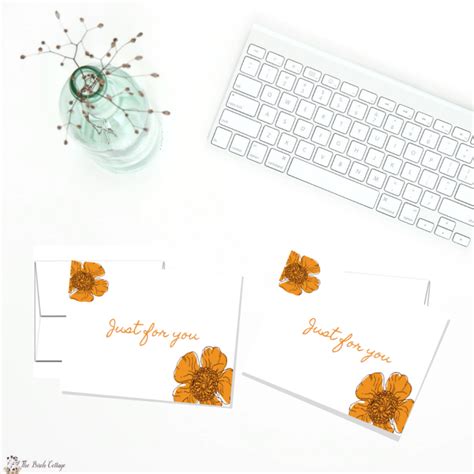 Just For You Avery 8315 Note Cards By The Birch Cottage The Birch