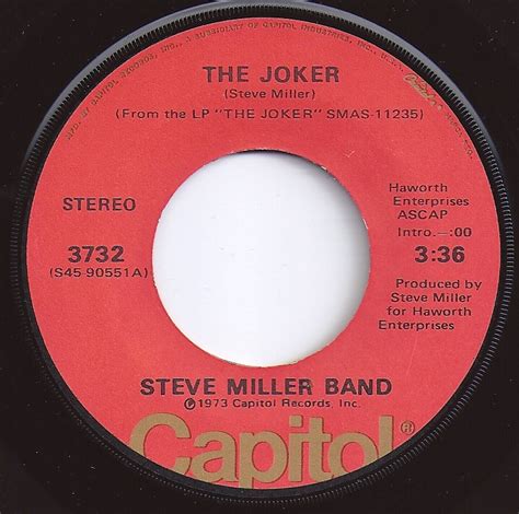 The Joker Steve Miller Band I Cant Wait For You To Come Back