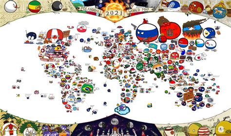 Official Polandball World Map 2021 9GAG