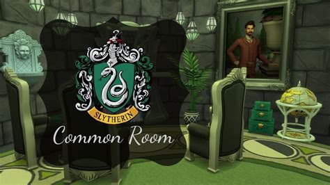 Slytherin Common Room Sims 4 Speed Build No Cc Youtube