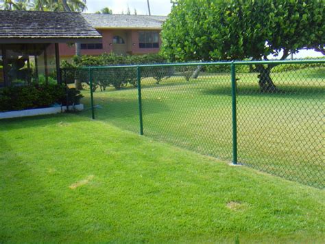 Green Chain Link Fence Pvc Allied Security Fence