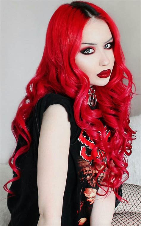 Gotische Goth Beauty Gothic Girls Vampire Hair