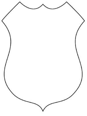 How to draw dab police badge cute stuff drawing. A Badge - A Common Shape to Learn to Draw