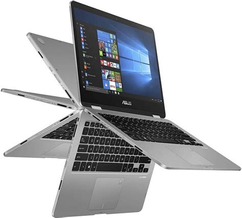 Asus Vivobook Flip 14 2 In 1 Convertible Laptop 14 Hd Touchscreen Display Intel