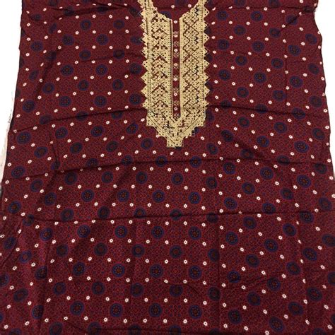 Embroidered Sindhi Ajrak Shirt For Ladies Buy Online