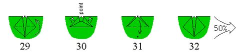 Folding Diagrams For The 4 Leaf Clover All 36 Steps