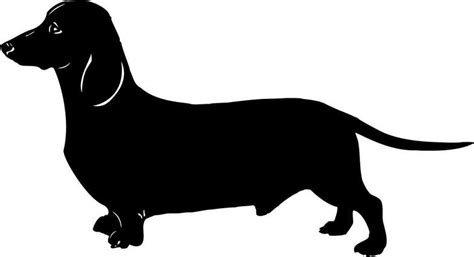 Dachshund Weiner Dog Silhouette Clip Art Dachshund Silhouette Weiner