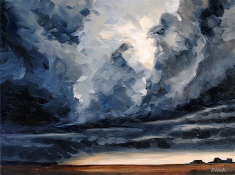Out Of The Storm Landscape Oil Painting 18x24