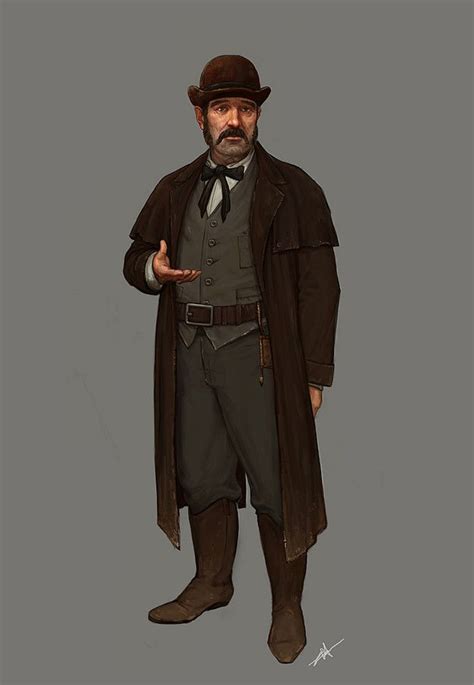 Wild West Banker Max Lim On Artstation At Rpg Character Character