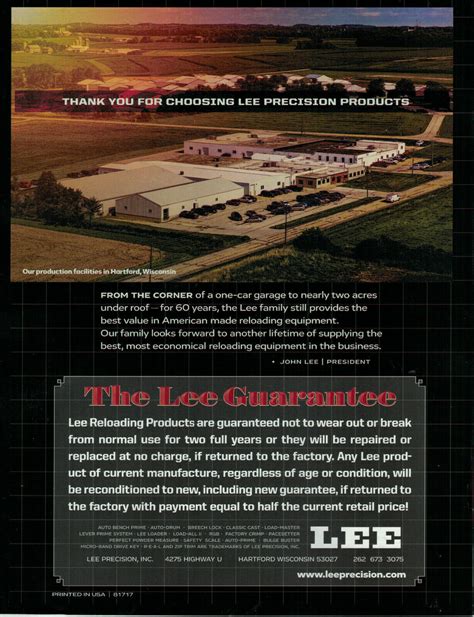 Lee 90864 Carbide Factory Crimp 45 Acp 45 Auto Rim 45 Win Mag New In