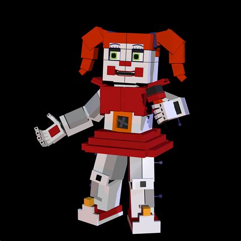 My Full Circus Baby Minecraft Model Fivenightsatfreddys My Xxx Hot Girl