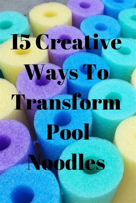 14 Creative Diy Ways To Repurpose Pool Noodles Pool Noodles Diy Noodles Diy Pool