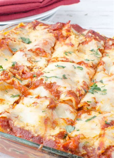 Vegetarian Lasagna With Ricotta Cheese And Spinach