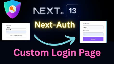 Custom Login Page In Next Auth And Next Js Authentication Complete Step By Step Tutorial