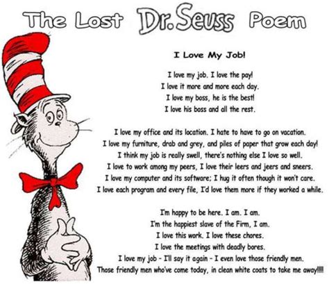 Dr Suess Work Quotes Funny Funny Quotes About Life Awesome Quotes
