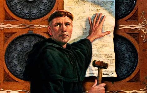 31 De Octubre De 1517 Martín Lutero Publica Sus 95 Tesis Iniciando La