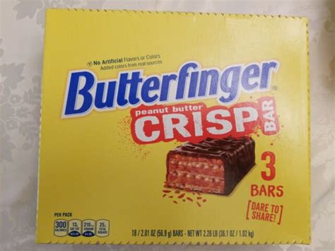 Butterfinger Crisp Bar Full Box 18 Original Formula Recipe Candy 3
