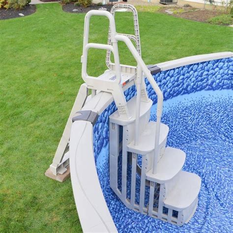 2 Pack Main Access Comfort Incline Ladder For Above Ground Swimming