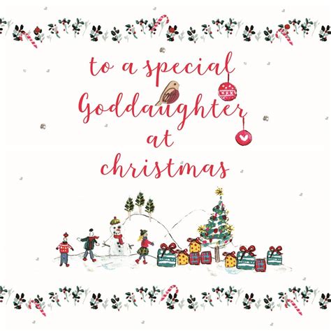 Cards Goddaughter Christmas Card Laura Sherratt Designs Ltd