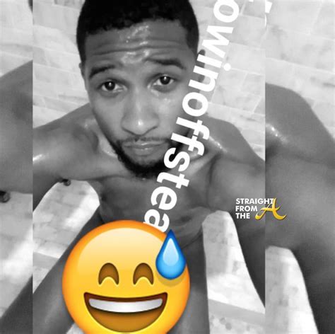 Usher Steamy Snapchat Selfie 2016