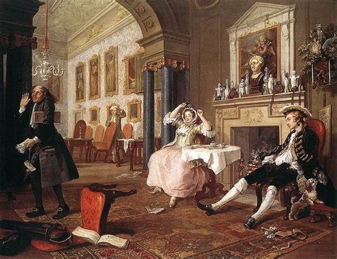 Hogarth William 1697 1764 1743c The Tete A Tete From The Marriage