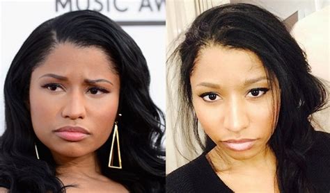 It's a shock to see her without makeup is very different from her usual heavily makeup wearing. Top 15 Pictures of Nicki Minaj Without Makeup | Styles At Life