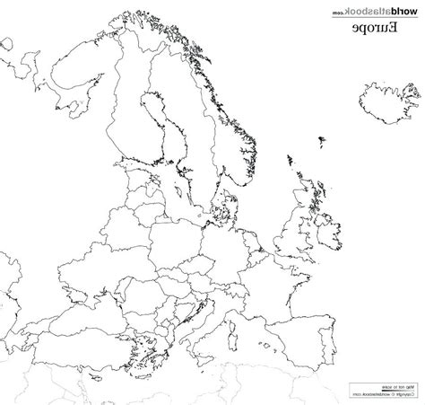 Maps Coloring Pages Europe Map