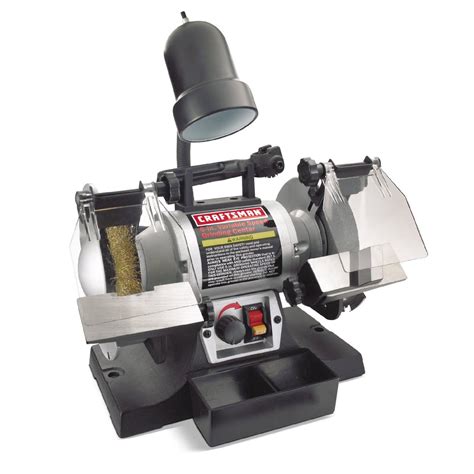 Why a bench grinder is the these variable speed benches are one of the best options for amateur and professional woodworkers alike. Craftsman Bench Grinder 6 in. Diameter Disc Wheel 2 Amp ...
