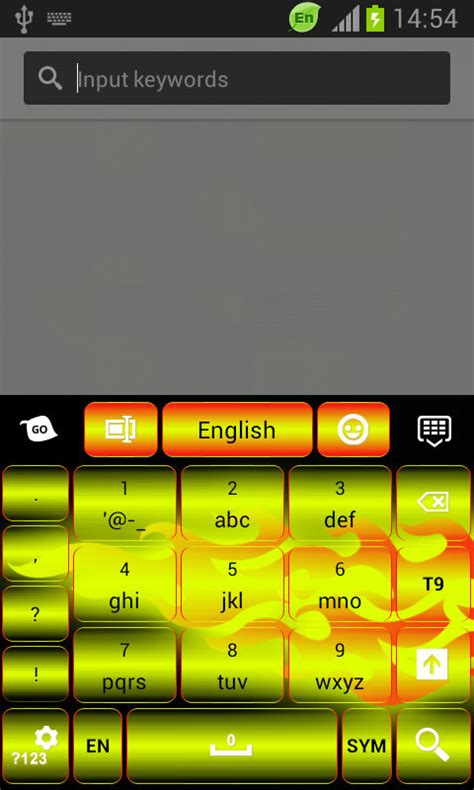 Go Keyboard Flame Free Android Theme Download Download