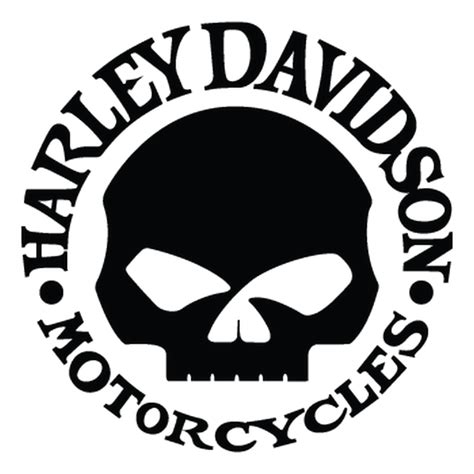 Autocollant Harley Davidson Skull ★ Autocollant Harley Davidson Tête De